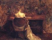 Thomas Wilmer Dewing The Spinet oil painting